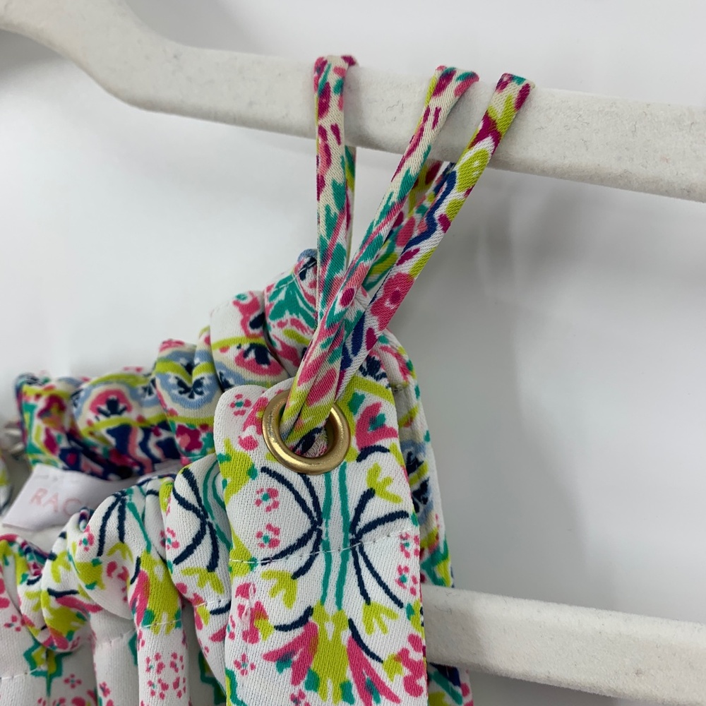Rachel Ashwell Printed Halter Mini Dress Sz 8 - Picture 4 of 10